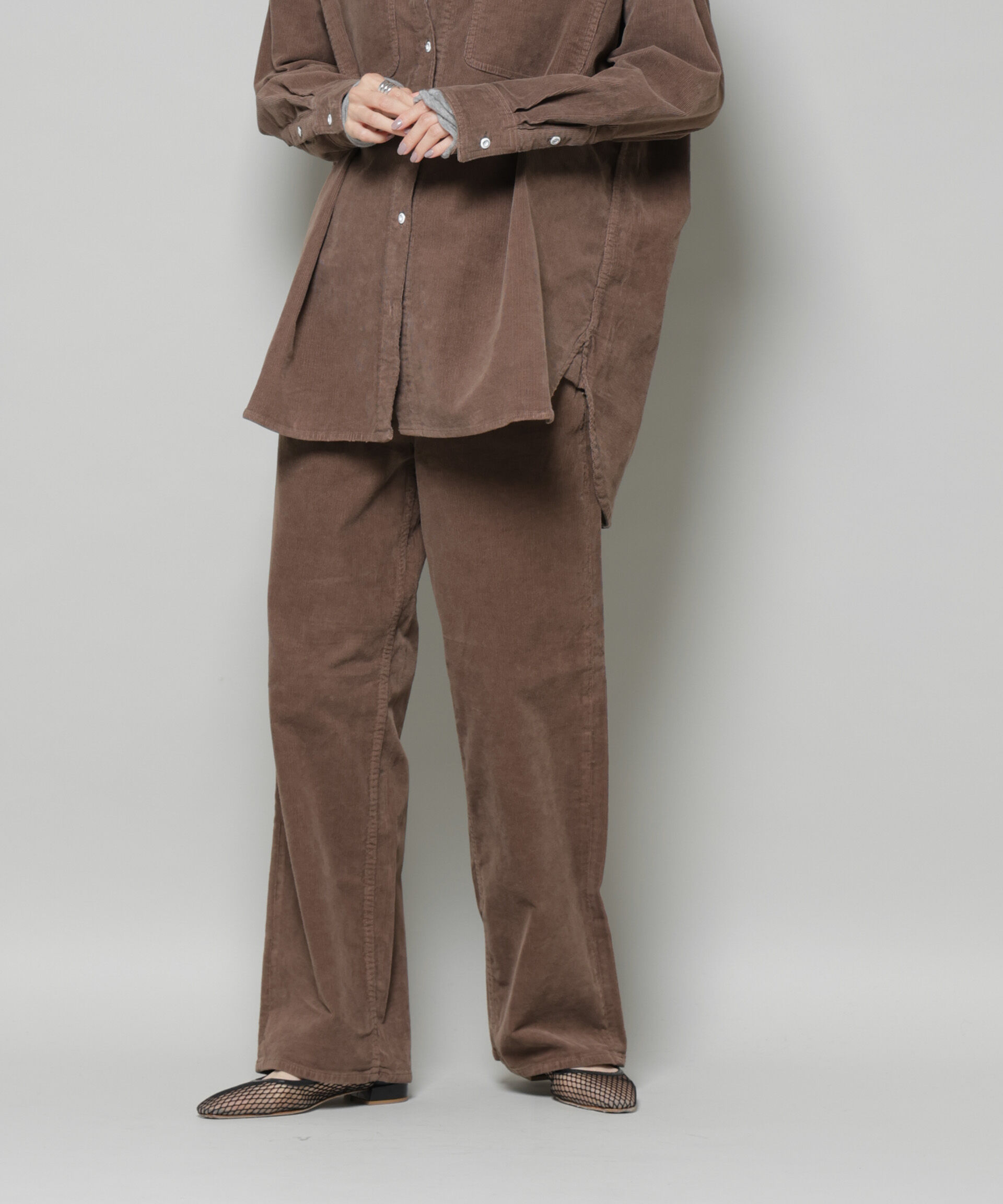 nano･universe「Healthy DENIM/Pink Pepper Corduroy」|チノ|