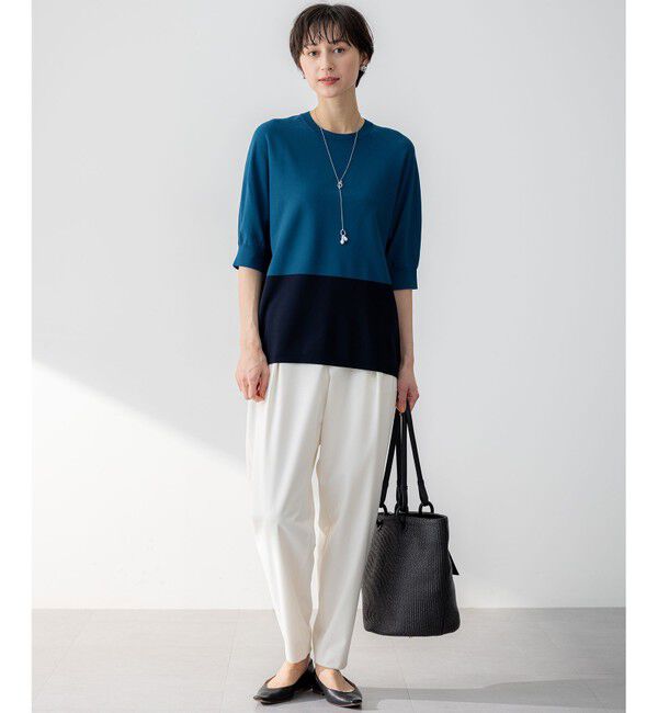 23区「【セットアップ対応/洗える】ライトクロス コクーン パンツ」|その他|