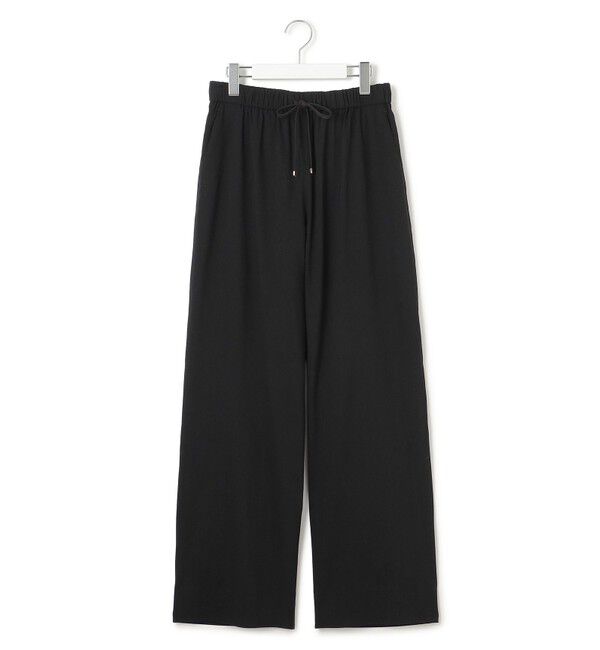 23区「【洗える】リネンレーヨンストレッチ ドロスト ワイド パンツ」|その他|