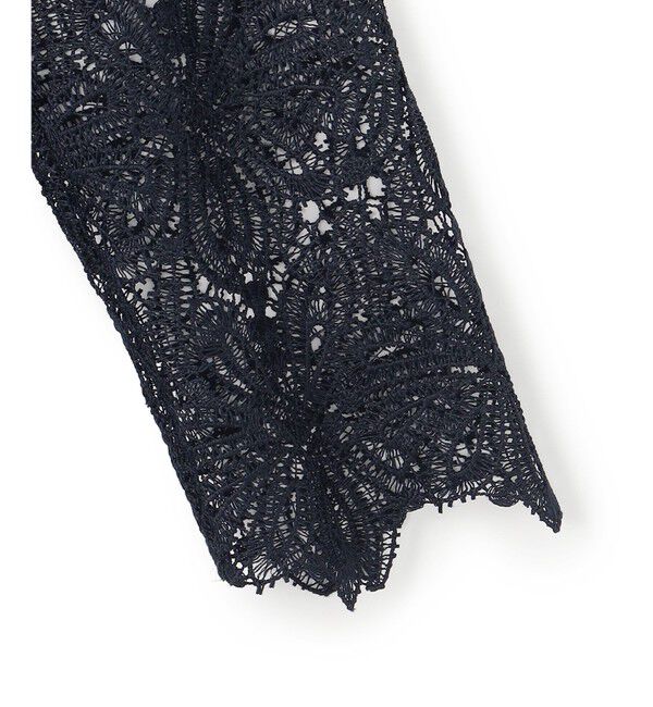 23区「【APPLAUDIR】Brocheリボンブーケレース ドレス」|ドレス|