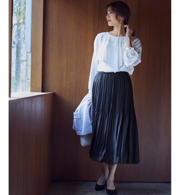 any SiS「【洗える】ケープフリル ブラウス」|シャツ・ブラウス|