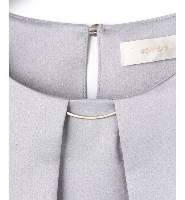 ANY SIS「【2WAY】サテン ブラウス」|シャツ・ブラウス|