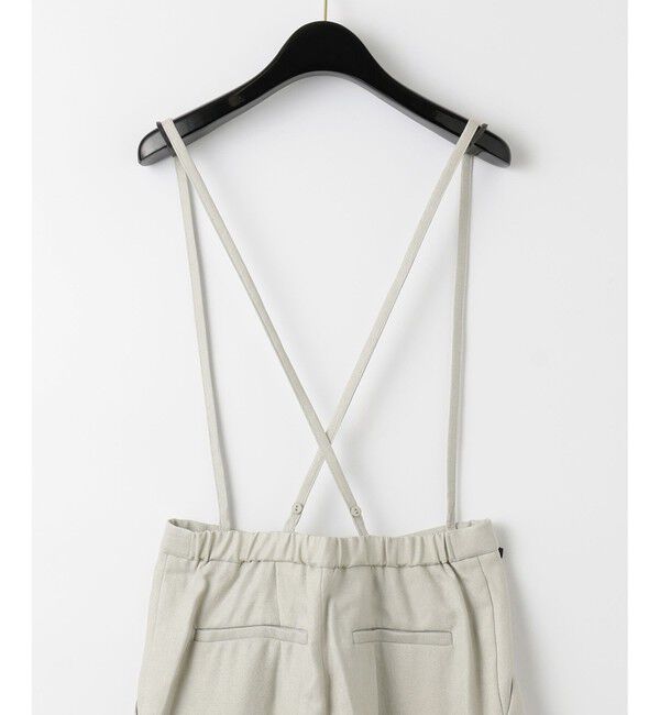  「リネンタッチテーパードパンツ」|チノ|