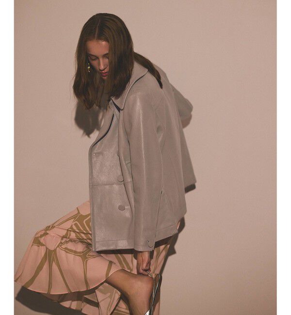 Grace Class「ラムレザーＰコート」|ピーコート|