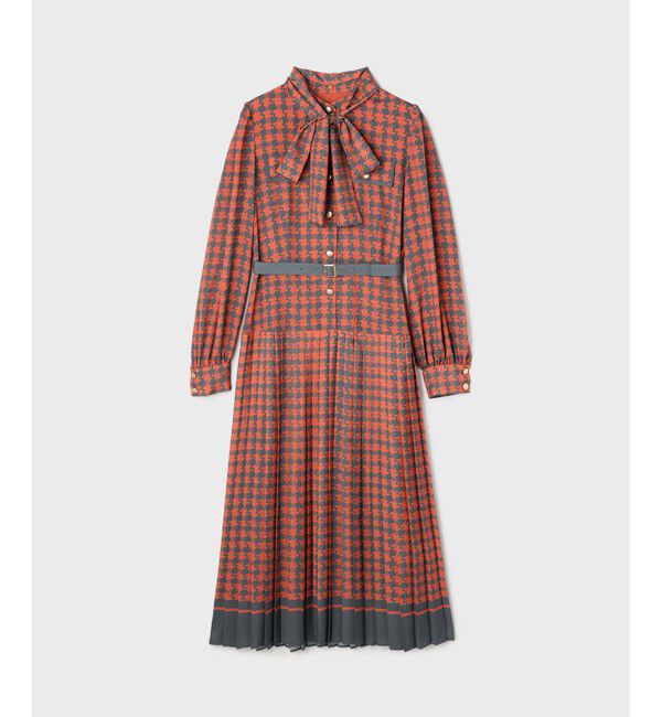 Diagram「バイカラーチェックプリントワンピース」|ワンピース|