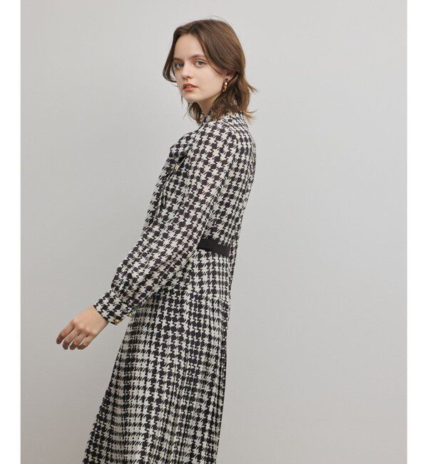 Diagram「バイカラーチェックプリントワンピース」|ワンピース|