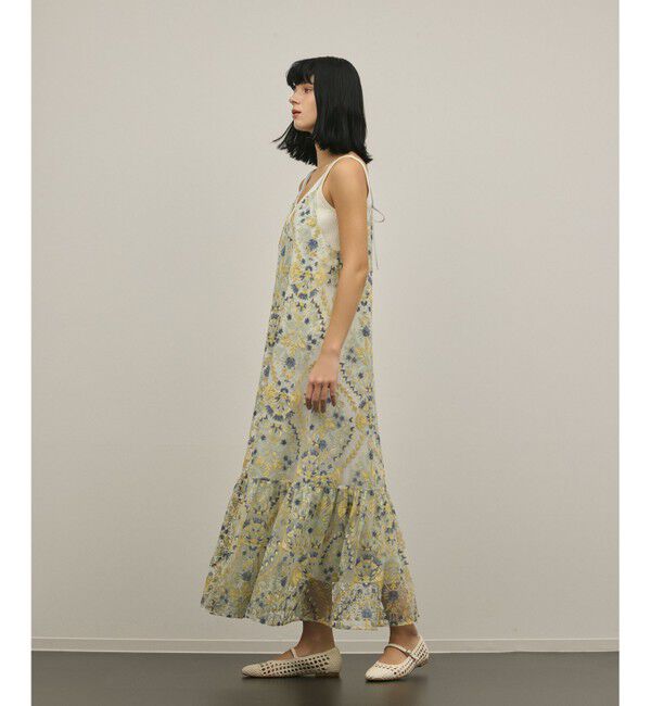 GRACE CONTINENTAL「オーナメントembワンピース」|ワンピース|