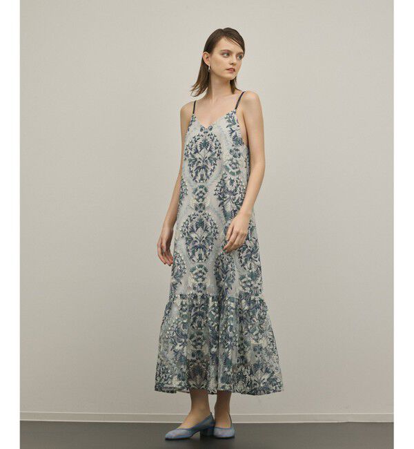 GRACE CONTINENTAL「オーナメントembワンピース」|ワンピース|