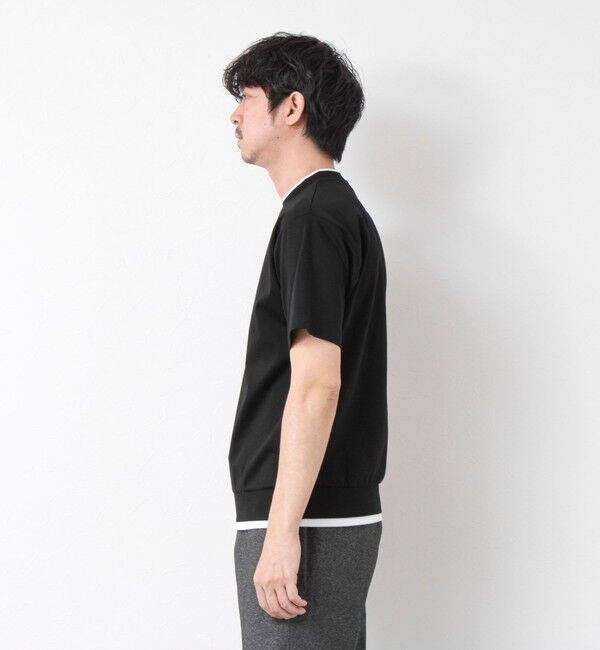 NOLLEY'S goodman「《接触冷感》スーピマコットン ダブルカラーTee 25SS」|Tシャツ・カットソー|