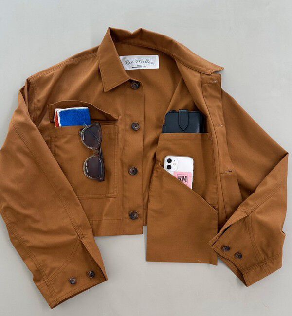 Rie Miller「ウォッシャブルワークジャケット」|ブルゾン・スタジャン|