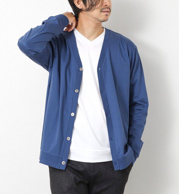 NOLLEY'S goodman「《アンサンブル対応》シルケットスムースドレス VCD 25AW」|カーディガン|ブルー