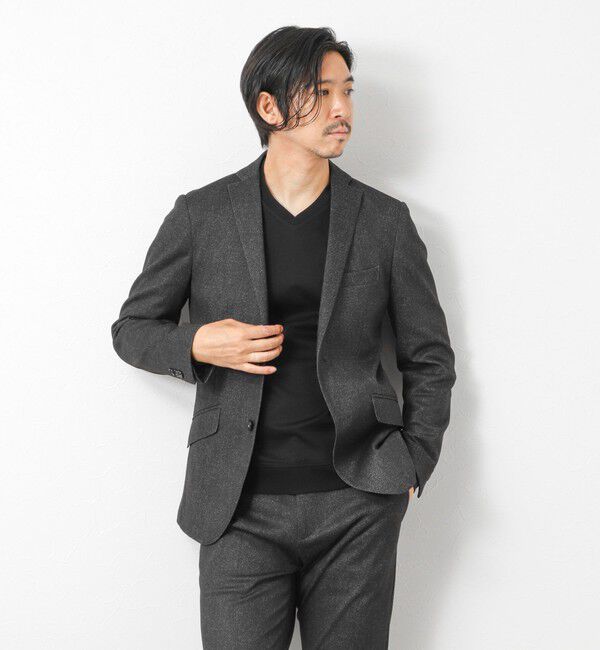 NOLLEY'S goodman「《ビジカジ対応》シルケットスムースドレスL/S V Tシャツ 25AW」|Tシャツ・カットソー|