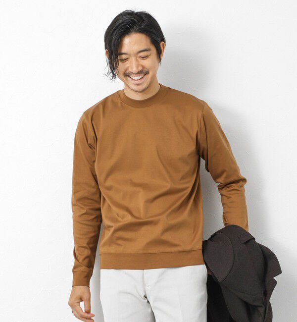 NOLLEY'S goodman「《ビジカジ対応》シルケットスムースドレスL/S Tシャツ 25AW」|Tシャツ・カットソー|