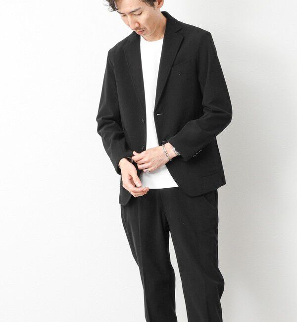 NOLLEY'S goodman「《ビジカジ/セットアップ対応》トリコットコーデュロイ ストレッチ イージーJK 25AW」|テーラードジャケット|