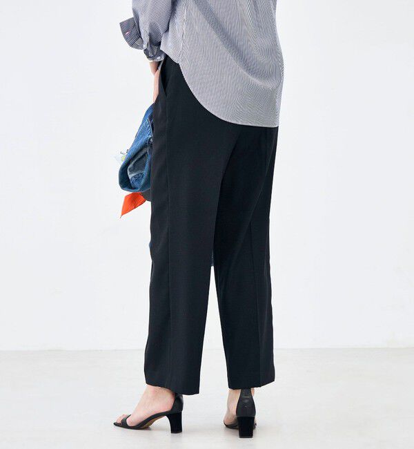 NOLLEY'S「ウォッシャブルハイスペック麻調愛されセミワイドパンツ」|その他|