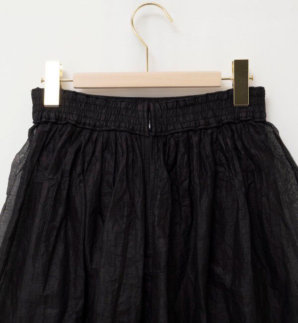 NOLLEY'S sophi「【MARILYN MOON】sheer starched cotton lace tieredスカート」|フレア|