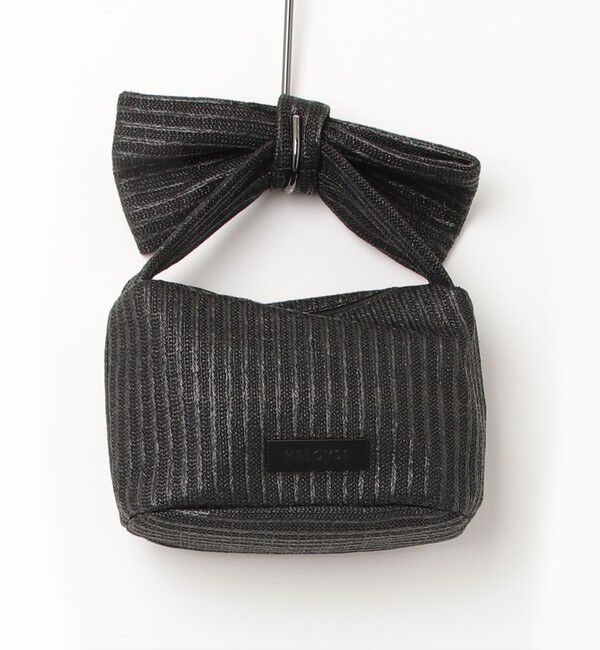 fredy emue「【HELOYSE/エロイーズ】フェイクラフィアリボンポーチバッグ」|ハンドバッグ|