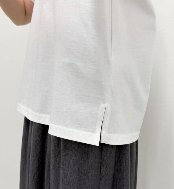 fredy emue「ハートFR刺繍ヘンリーTシャツ」|Tシャツ・カットソー|