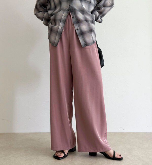 fredy emue「ツイルサテンイージーパンツ」|チノ|