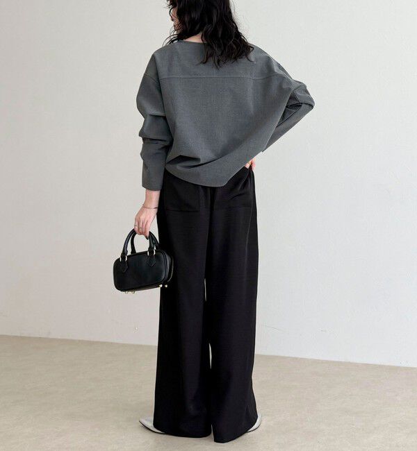 fredy emue「ツイルサテンイージーパンツ」|チノ|