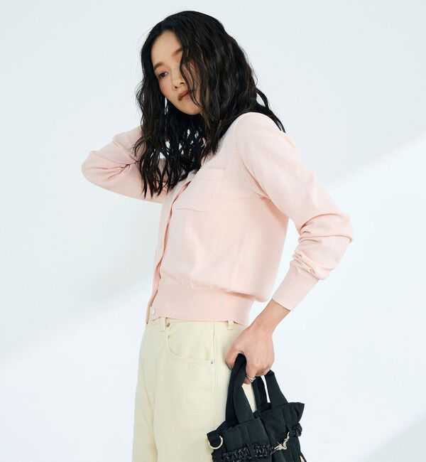 fredy emue「FR刺繍コットン混BASICカーディガン」|カーディガン|