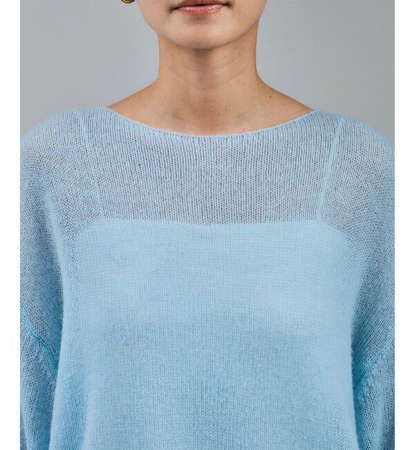SALON adam et rope'「シアーアルパカウールニットプルオーバー」|ニット・セーター|