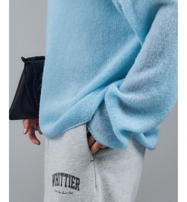 SALON adam et rope'「シアーアルパカウールニットプルオーバー」|ニット・セーター|