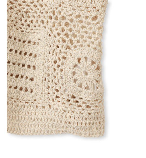 SALON adam et rope'「【WEB限定】ハンドクロシェカーディガン」|カーディガン|