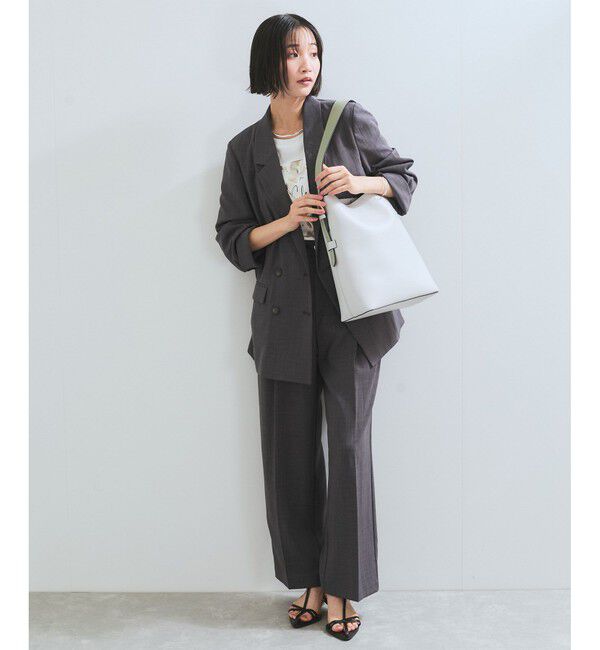 VIS「【新色追加】【A4収納】リバーシブルハンドルワンショルダーバッグ」|トートバッグ|