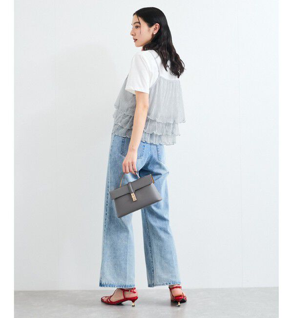 VIS「【WEB限定】【前後2WAY】グリッターフレアビスチェ」|キャミソール|