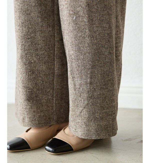 Rope&rsquo;Picnic「【3サイズ展開】きれいめイージーワイドパンツ」|チノ|