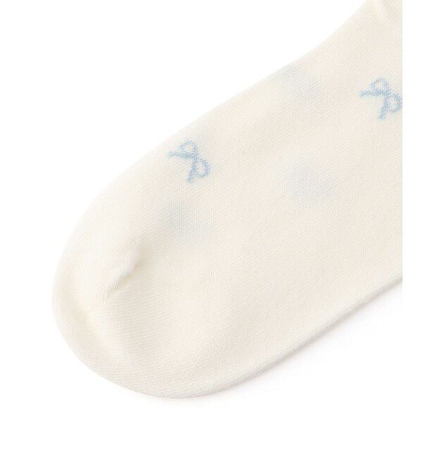 ROPE PICNIC PASSAGE「リボン柄クルーソックス」|ソックス|