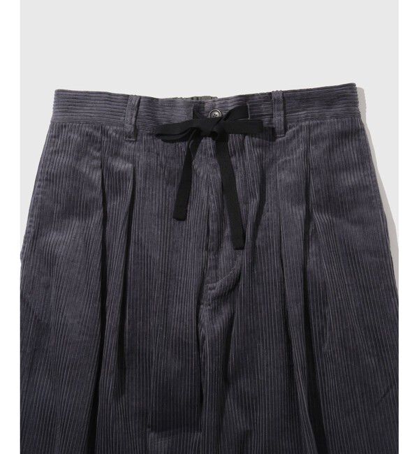 ADAM ET ROPE'「【WEB限定】2タック ワイドストレート ドカンパンツ / バギーパンツ /コーデュロイ / ユニセックス」|チノ|