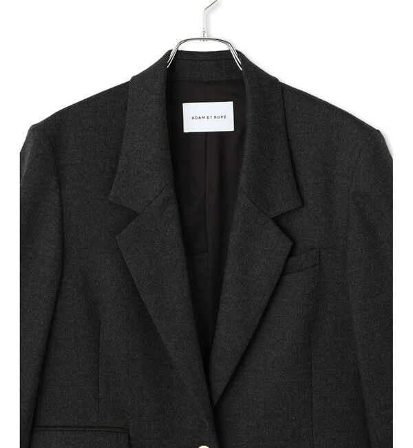 ADAM ET ROPE'「シングルブレストスリットジャケット」|テーラードジャケット|