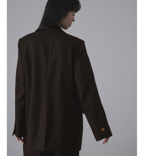 ADAM ET ROPE'「シングルブレストスリットジャケット」|テーラードジャケット|