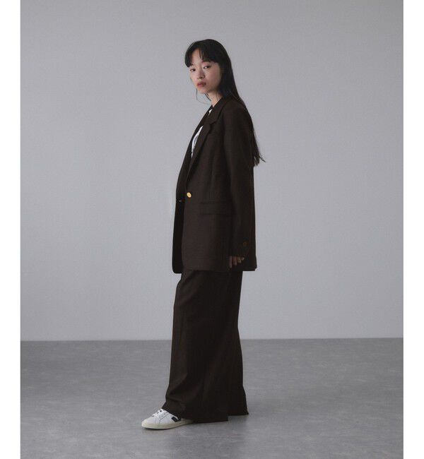 ADAM ET ROPE'「シングルブレストスリットジャケット」|テーラードジャケット|