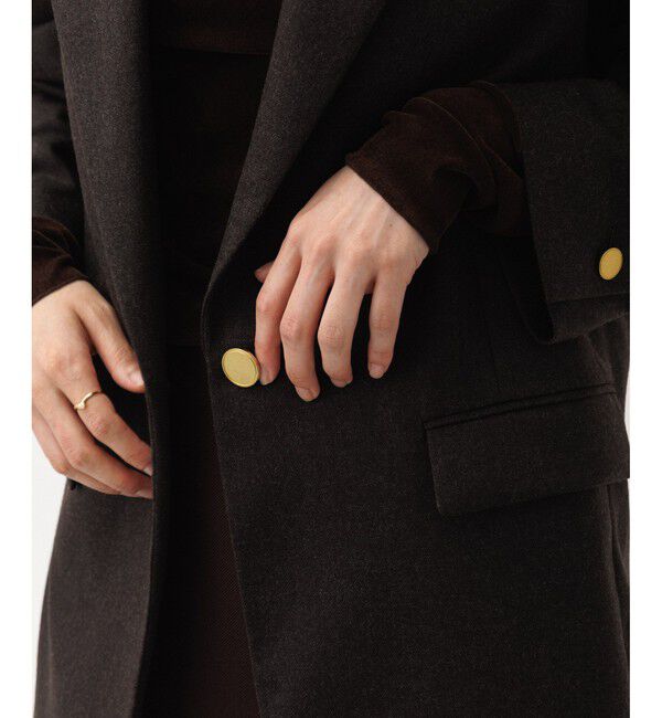 ADAM ET ROPE'「シングルブレストスリットジャケット」|テーラードジャケット|