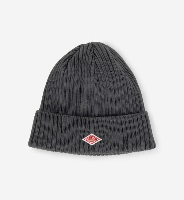 DANTON「DANTON | リブニットキャップ」|ニット帽|CHARCOAL