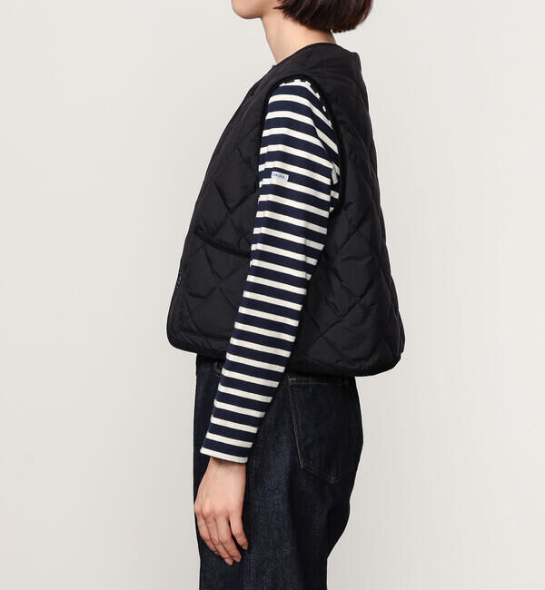 GYMPHLEX「Gymphlex | ナイロンタフタ キルトダウンショートベスト SOLID WOMEN」|その他|