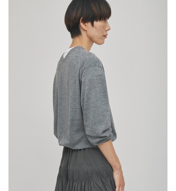 GEMINI「【GEMINI】ハイゲージVネックニットプルオーバー」|ニット・セーター|