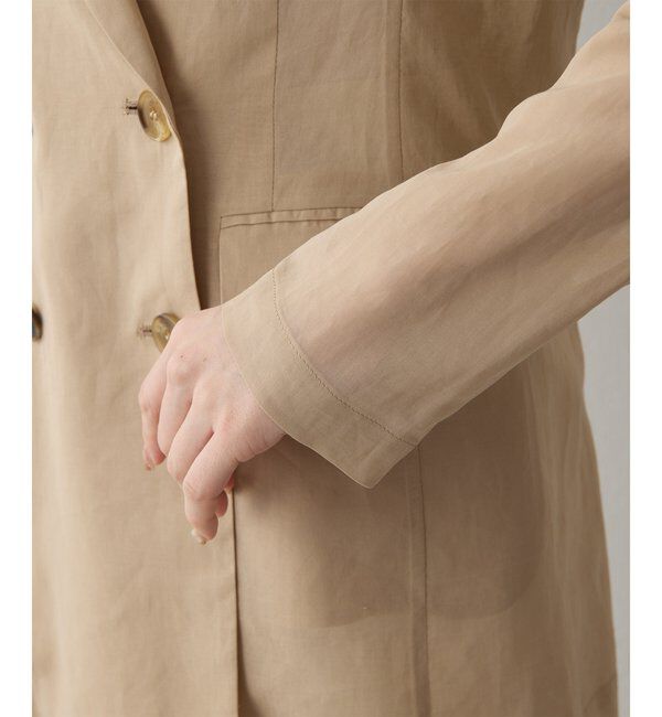 Drawing Numbers「【Drawing Numbers】コットンオーガンジーダブルジャケット」|テーラードジャケット|