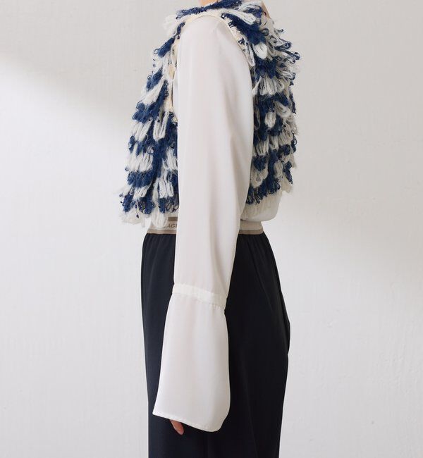  「クロップドニットベスト」|ニット・セーター|