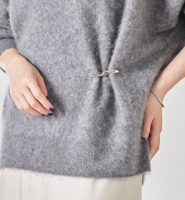  「【PAPILLONNER/パピヨネ】ニュアンスラインブローチ」|リング|シルバー