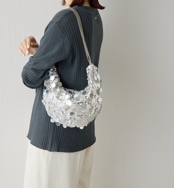  「【PAPILLONNER/パピヨネ】ドットスパンコールバッグ」|トートバッグ|