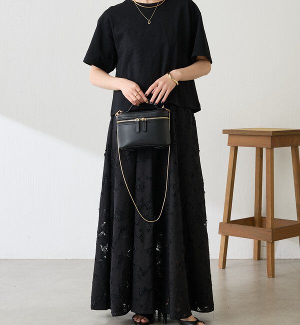  「【1枚でも決まる】クロシェドッキングTシャツ」|Tシャツ・カットソー|