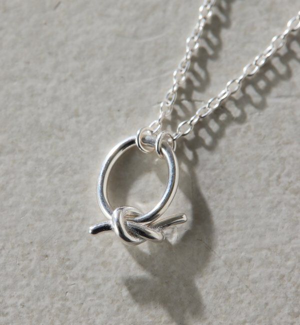  「【Sivelle./シヴェル】Silver925 ノットモチーフネックレス」|リング|