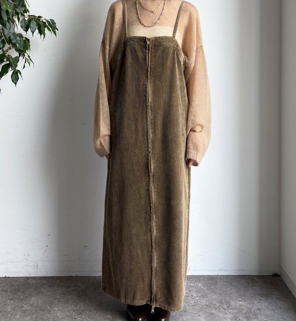  「【新色追加】コーデュロイジャンスカ」|ワンピース|