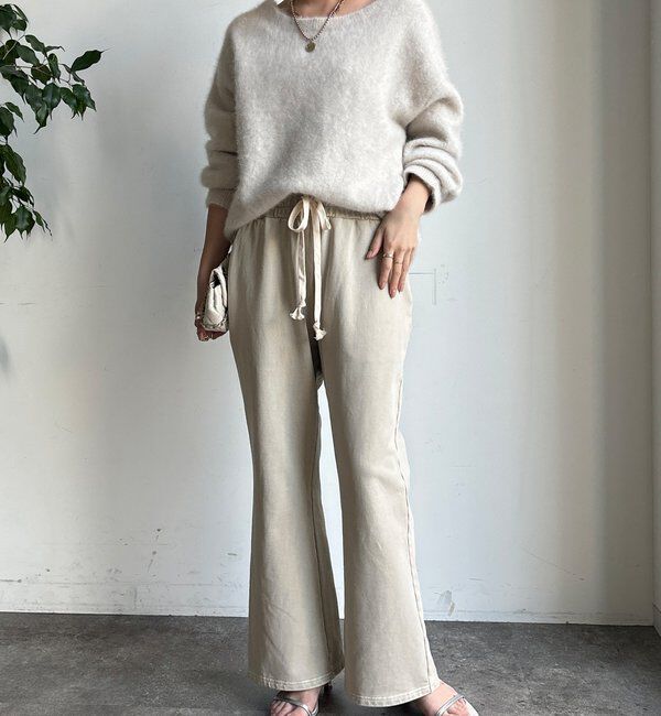  「【セットアップ対応】ピグメントフレアパンツ」|チノ|