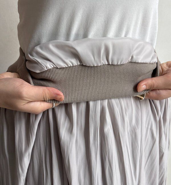  「ウエストリブギャザースカート」|スカート|