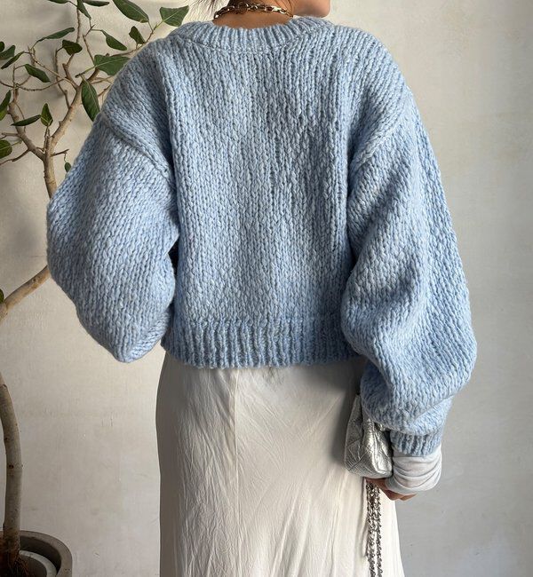  「ローゲージニットカーディガン」|カーディガン|